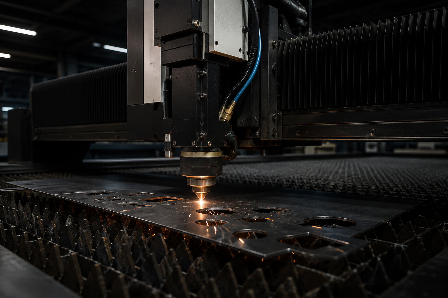 Κοπή fiber laser ακριβείας σε λαμαρίνα